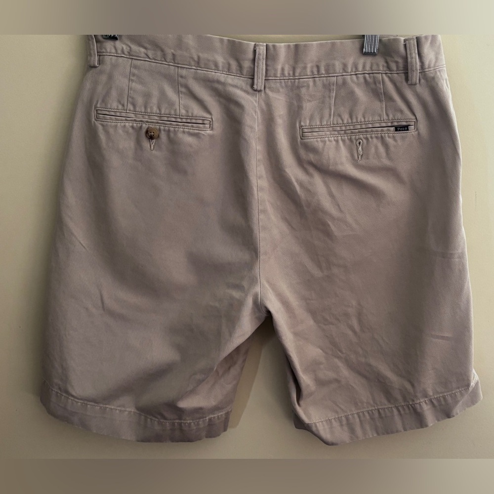 Polo Ralph Lauren Classic Fit Chino Shorts Khaki Beige Size: 32 100% cotton